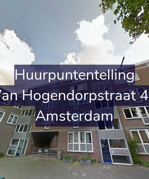 Foto gevel Huurpuntentelling voor Van Hogendorpstraat 45, Amsterdam