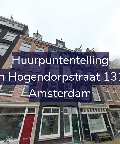 Foto gevel Huurpuntentelling voor Van Hogendorpstraat 131-2, Amsterdam