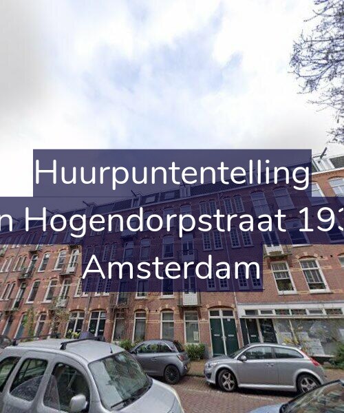 Foto gevel Huurpuntentelling voor Van Hogendorpstraat 193-4, Amsterdam