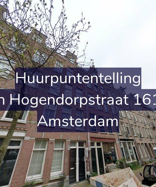 Foto gevel Huurpuntentelling voor Van Hogendorpstraat 161-H, Amsterdam