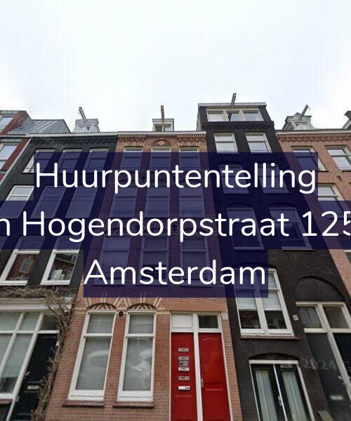 Foto gevel Huurpuntentelling voor Van Hogendorpstraat 125-H, Amsterdam