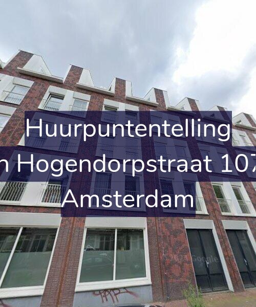 Foto gevel Huurpuntentelling voor Van Hogendorpstraat 107-C, Amsterdam
