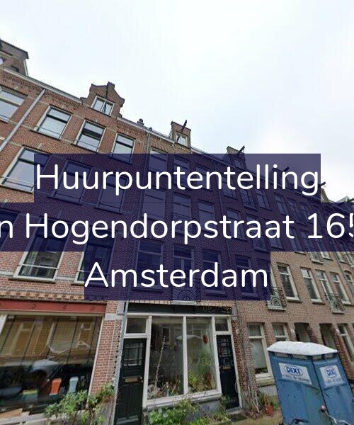 Foto gevel Huurpuntentelling voor Van Hogendorpstraat 165-4, Amsterdam