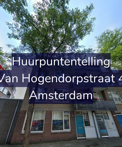 Foto gevel Huurpuntentelling voor Van Hogendorpstraat 4, Amsterdam