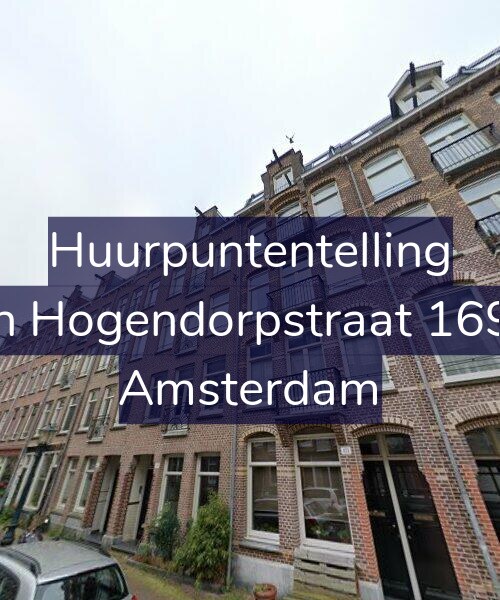 Foto gevel Huurpuntentelling voor Van Hogendorpstraat 169-H, Amsterdam