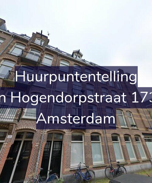 Foto gevel Huurpuntentelling voor Van Hogendorpstraat 173-1, Amsterdam