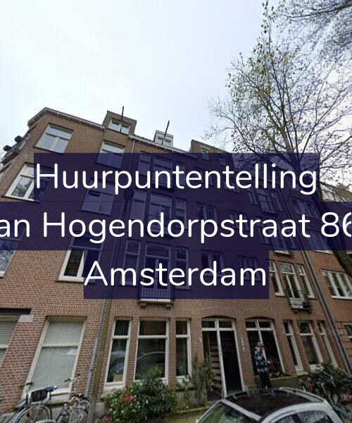 Foto gevel Huurpuntentelling voor Van Hogendorpstraat 867, Amsterdam