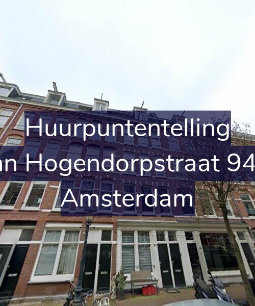 Foto gevel Huurpuntentelling voor Van Hogendorpstraat 94-1, Amsterdam