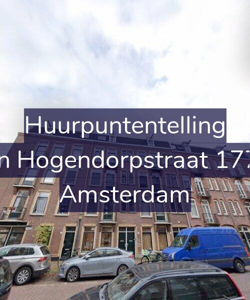 Foto gevel Huurpuntentelling voor Van Hogendorpstraat 177-2, Amsterdam