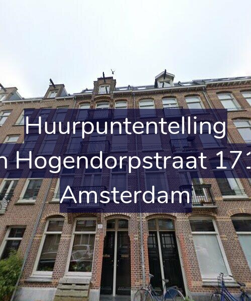 Foto gevel Huurpuntentelling voor Van Hogendorpstraat 171-H, Amsterdam