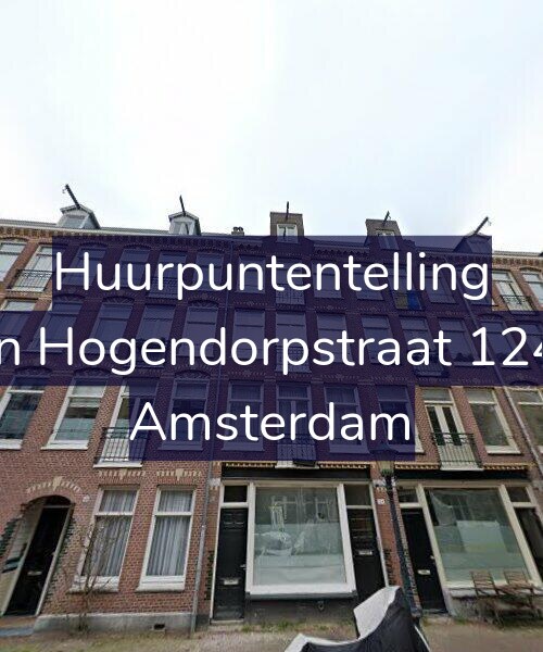 Foto gevel Huurpuntentelling voor Van Hogendorpstraat 124-2, Amsterdam