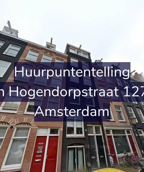 Foto gevel Huurpuntentelling voor Van Hogendorpstraat 127-O, Amsterdam