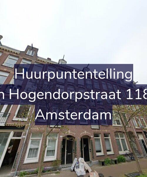 Foto gevel Huurpuntentelling voor Van Hogendorpstraat 118-H, Amsterdam