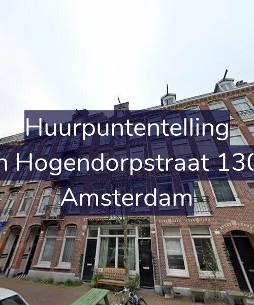 Foto gevel Huurpuntentelling voor Van Hogendorpstraat 130-H, Amsterdam