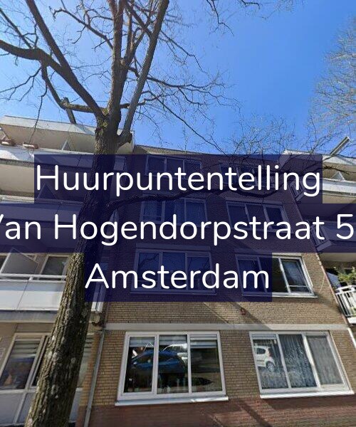Foto gevel Huurpuntentelling voor Van Hogendorpstraat 51, Amsterdam