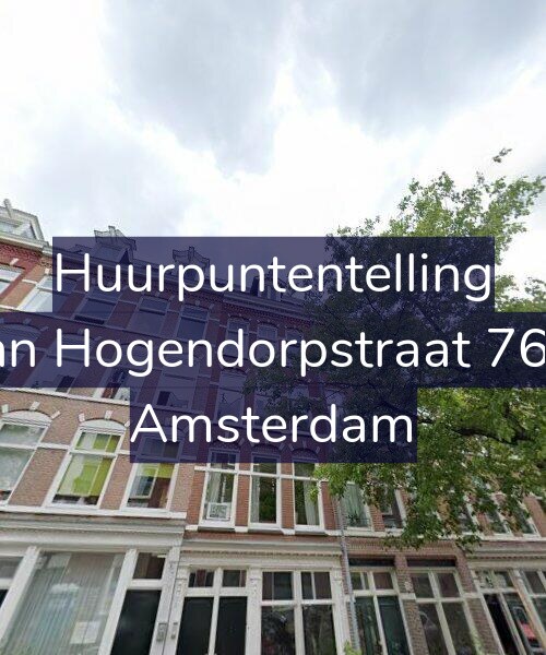 Foto gevel Huurpuntentelling voor Van Hogendorpstraat 76-2, Amsterdam