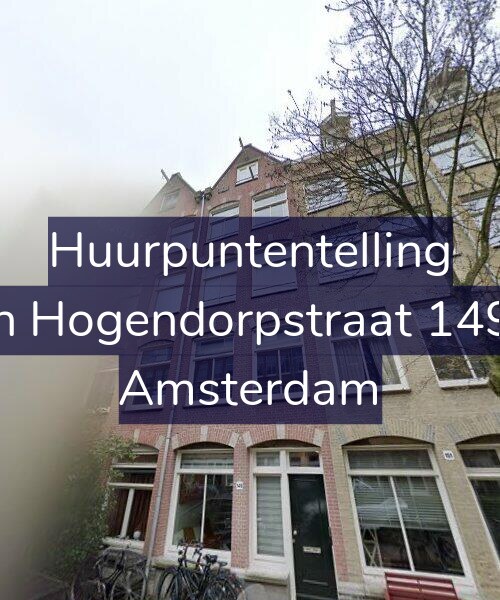 Foto gevel Huurpuntentelling voor Van Hogendorpstraat 149-H, Amsterdam