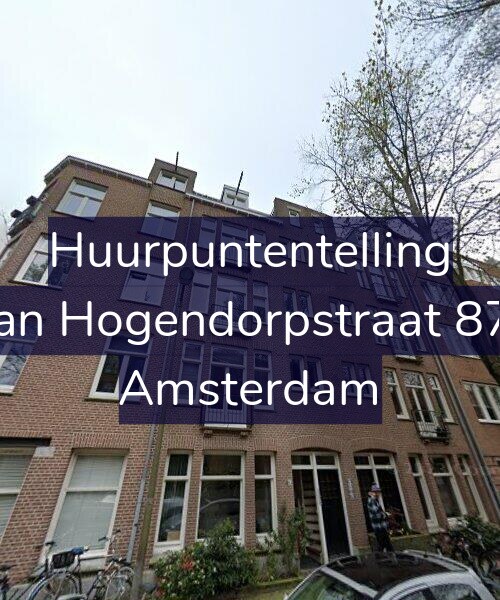 Foto gevel Huurpuntentelling voor Van Hogendorpstraat 871, Amsterdam