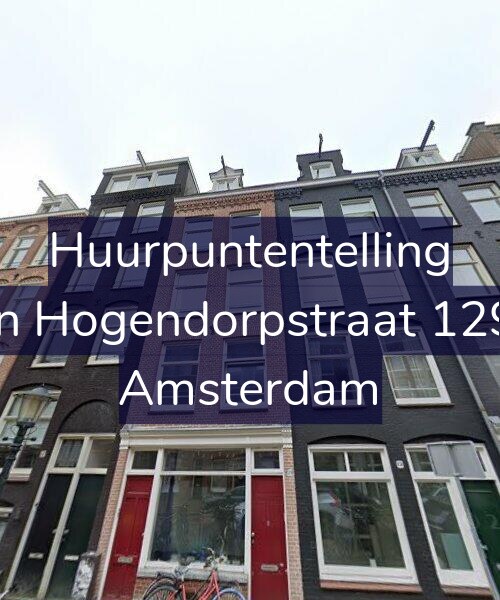 Foto gevel Huurpuntentelling voor Van Hogendorpstraat 129-3, Amsterdam