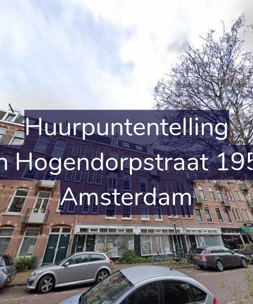 Foto gevel Huurpuntentelling voor Van Hogendorpstraat 195-H, Amsterdam