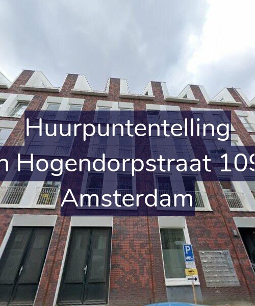 Foto gevel Huurpuntentelling voor Van Hogendorpstraat 109-B, Amsterdam