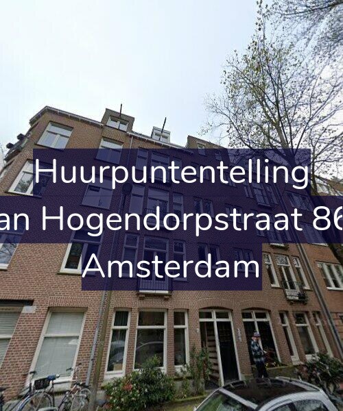 Foto gevel Huurpuntentelling voor Van Hogendorpstraat 869, Amsterdam