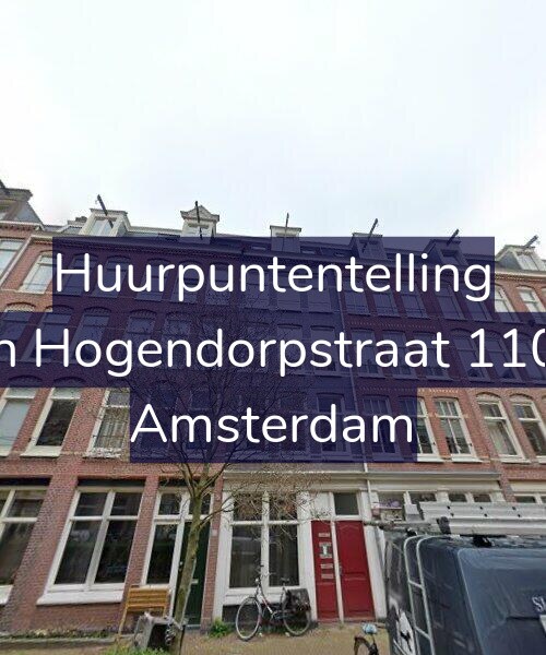 Foto gevel Huurpuntentelling voor Van Hogendorpstraat 110-H, Amsterdam