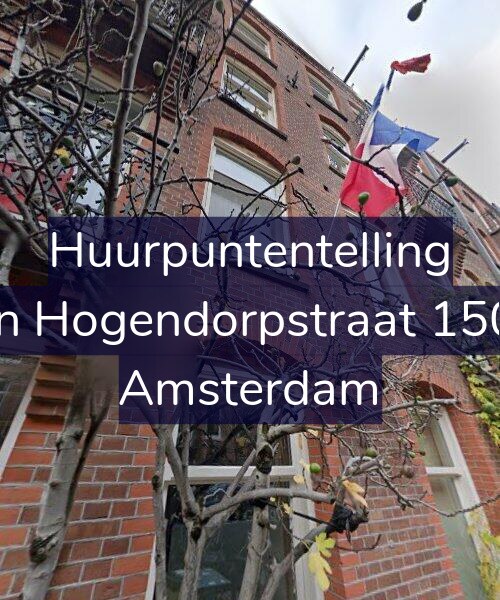 Foto gevel Huurpuntentelling voor Van Hogendorpstraat 150-2, Amsterdam