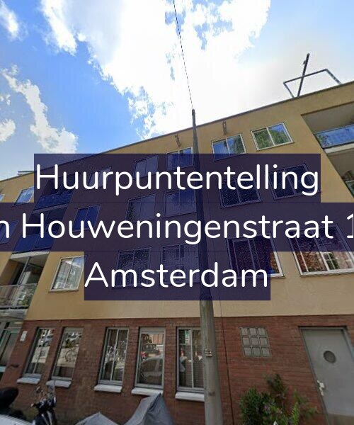 Foto gevel Huurpuntentelling voor Van Houweningenstraat 151, Amsterdam