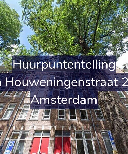 Foto gevel Huurpuntentelling voor Van Houweningenstraat 24-3, Amsterdam
