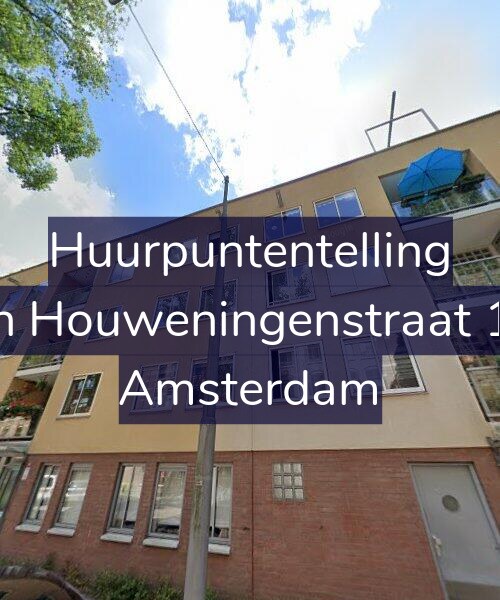 Foto gevel Huurpuntentelling voor Van Houweningenstraat 187, Amsterdam