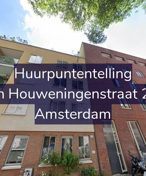 Foto gevel Huurpuntentelling voor Van Houweningenstraat 231, Amsterdam