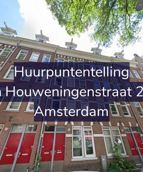 Foto gevel Huurpuntentelling voor Van Houweningenstraat 25-1, Amsterdam