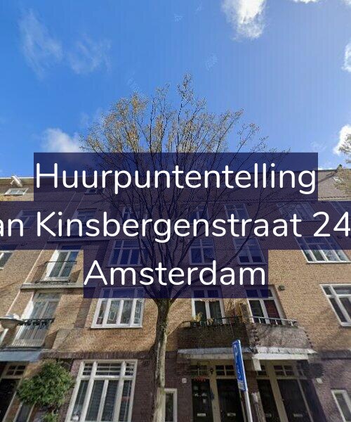 Foto gevel Huurpuntentelling voor Van Kinsbergenstraat 24-2, Amsterdam