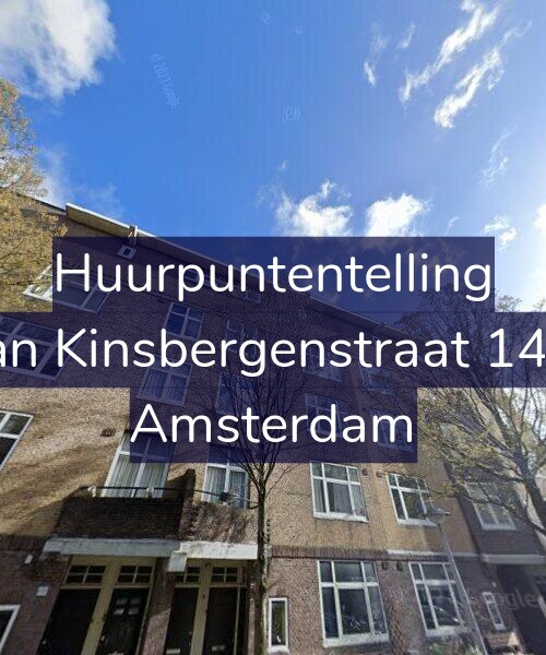 Foto gevel Huurpuntentelling voor Van Kinsbergenstraat 14-3, Amsterdam