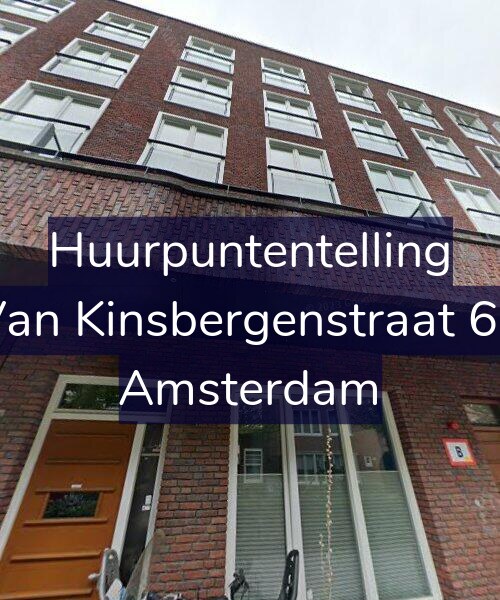 Foto gevel Huurpuntentelling voor Van Kinsbergenstraat 66, Amsterdam