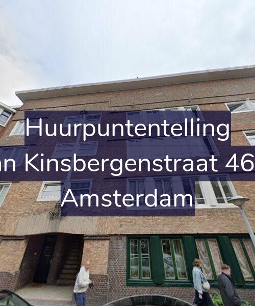 Foto gevel Huurpuntentelling voor Van Kinsbergenstraat 46-A, Amsterdam