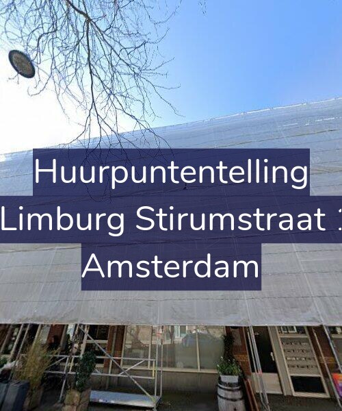 Foto gevel Huurpuntentelling voor Van Limburg Stirumstraat 10-C, Amsterdam