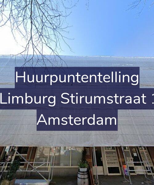 Foto gevel Huurpuntentelling voor Van Limburg Stirumstraat 10-A, Amsterdam
