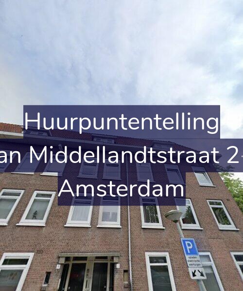 Foto gevel Huurpuntentelling voor Van Middellandtstraat 2-2, Amsterdam