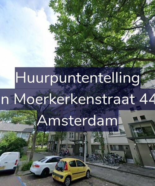 Foto gevel Huurpuntentelling voor Van Moerkerkenstraat 44-1, Amsterdam