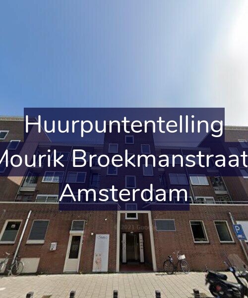 Foto gevel Huurpuntentelling voor Van Mourik Broekmanstraat 18-1, Amsterdam