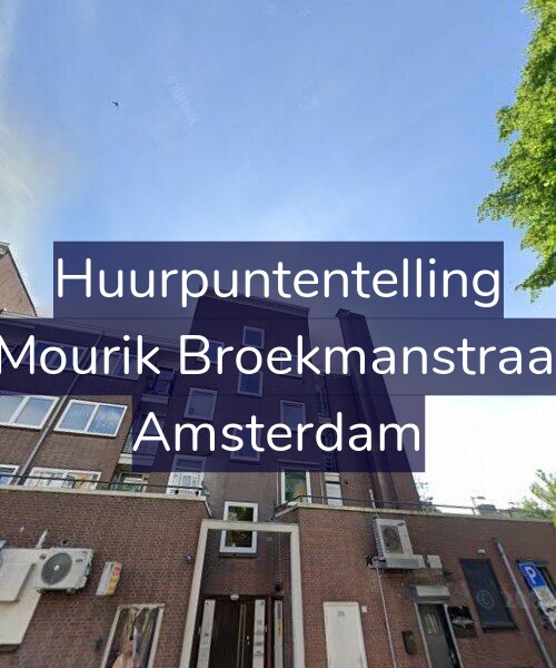 Foto gevel Huurpuntentelling voor Van Mourik Broekmanstraat 4-3, Amsterdam