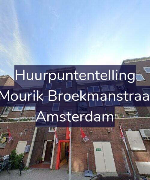 Foto gevel Huurpuntentelling voor Van Mourik Broekmanstraat 8-1, Amsterdam