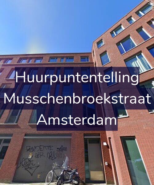 Foto gevel Huurpuntentelling voor Van Musschenbroekstraat 142, Amsterdam