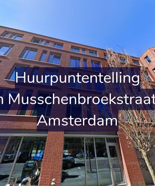 Foto gevel Huurpuntentelling voor Van Musschenbroekstraat 80, Amsterdam