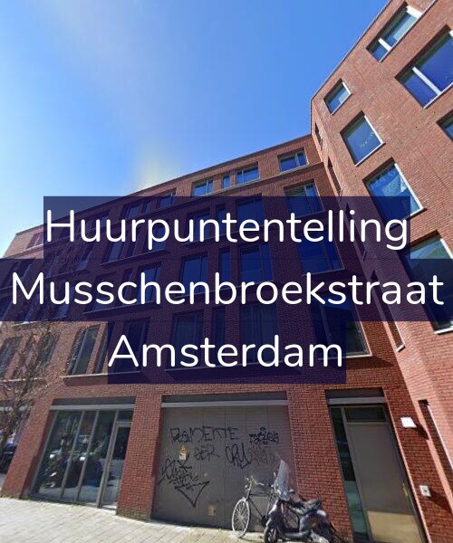 Foto gevel Huurpuntentelling voor Van Musschenbroekstraat 130, Amsterdam