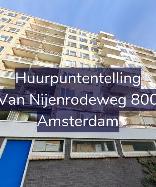 Foto gevel Huurpuntentelling voor Van Nijenrodeweg 800, Amsterdam