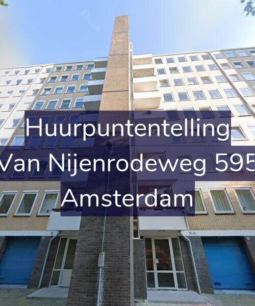 Foto gevel Huurpuntentelling voor Van Nijenrodeweg 595, Amsterdam