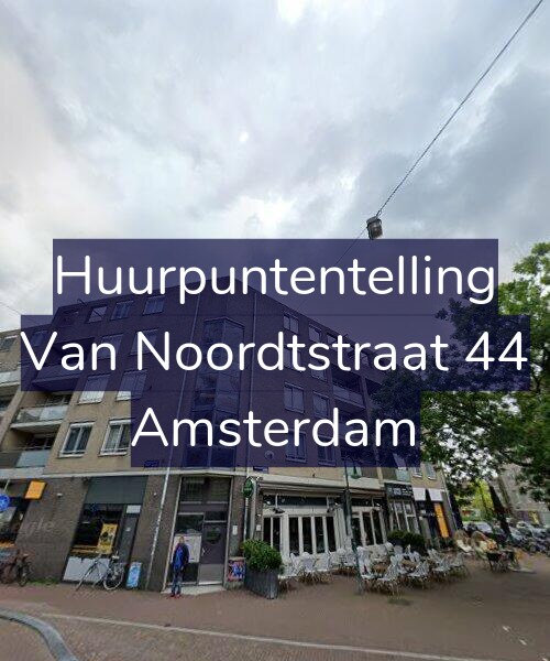 Foto gevel Huurpuntentelling voor Van Noordtstraat 44, Amsterdam